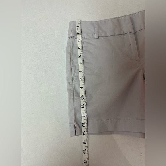 2/$20 -Loft Riviera Grey Casual Flat Front Mid Rise Preppy, Versatile Shorts - S - Picture 14 of 15